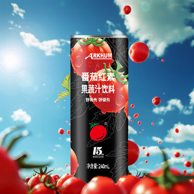 qualidade Mel Tomate Suco de Frutas 3% Energia 12,4 g Carboidratos Por 100 ml fábrica