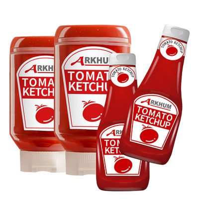 qualidade Flavored Tomato Sauce Ketchup Flavored Condiment with 150g Bag and 150g Box Packaging and Nutrient Reference Value Energy 7% fábrica